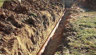 Копка траншей для водопровода в Северодвинске: цена за метр от 934 руб.